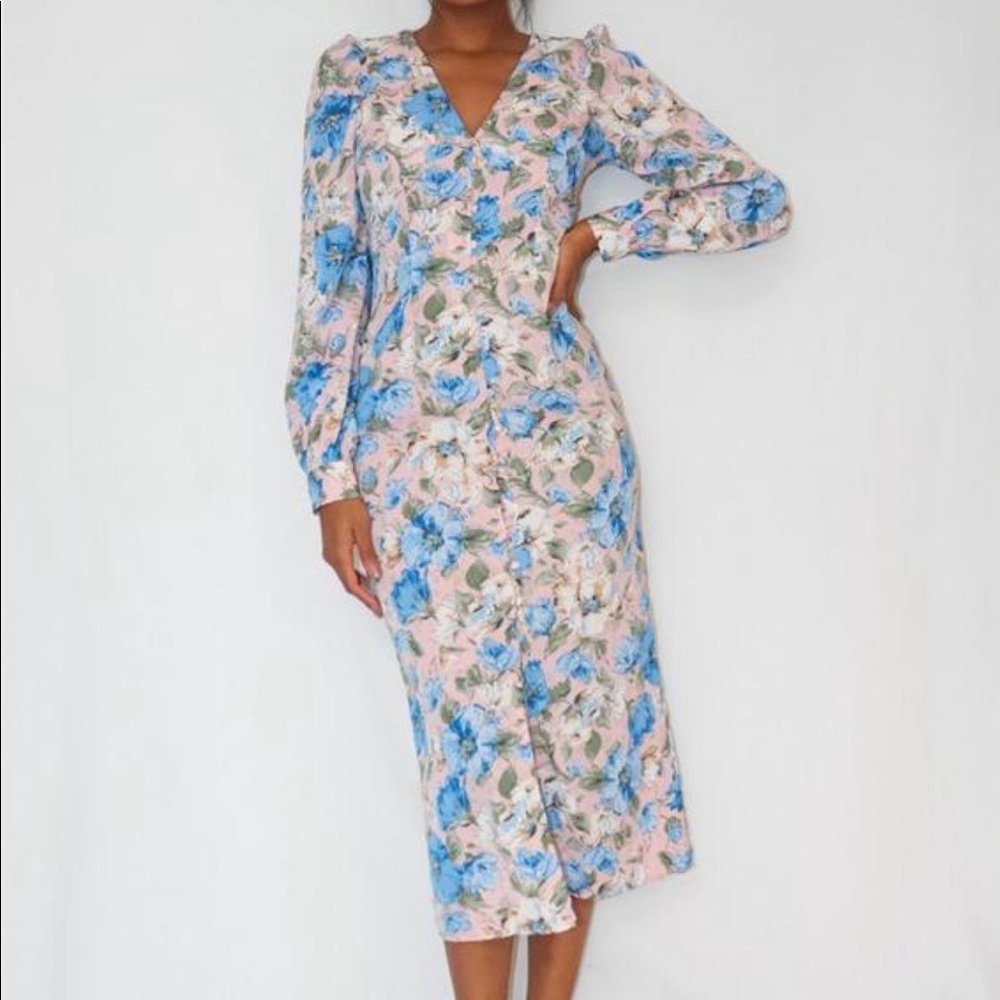 Floral midi dress